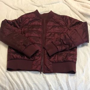 Lululemon Beautiful Bomber jacket! Reversible!